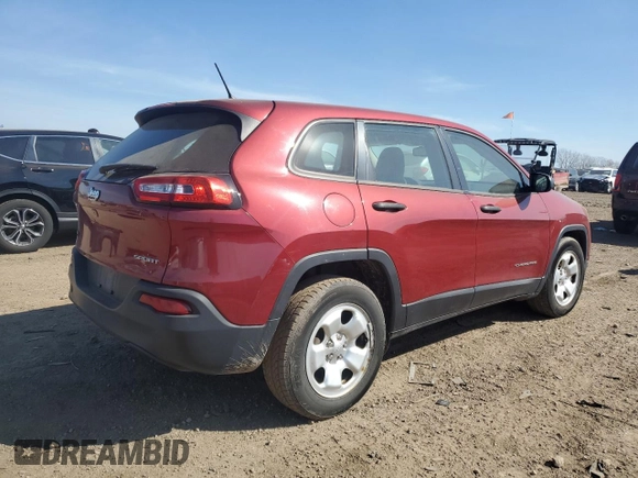 2016 Jeep Cherokee Altitude with VIN 1C4PJLAB7GW136579, listed as a Copart auction lot 48303895 with 111,611 mi miles and Salvage Title. Bid and sale history available at DreamBid. Image 3.