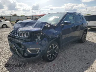 2018 Jeep Compass Limited with VIN 3C4NJDCB5JT290697, listed as a Copart auction lot 58418345 with 61,918 mi miles and Salvage title. Bid and sale history available at DreamBid. Image 1.