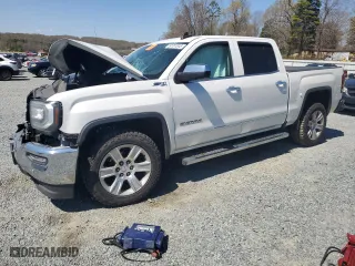 2016 GMC Sierra 1500 SLT with VIN 3GTU2NEC7GG192471, listed as a Copart auction lot 50707045 with 0 mi miles and Salvage Title. Bid and sale history available at carsss.com. Image 1.