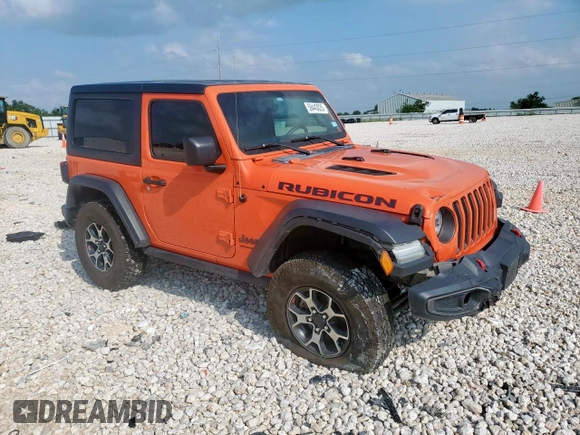 2018 Jeep Wrangler Rubicon with VIN 1C4HJXCGXJW285578, listed as a Copart auction lot 59443035 with 54,989 mi miles and Salvage title. Bid and sale history available at DreamBid. Image 4.