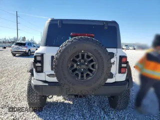 2023 Ford Bronco Raptor with VIN 1FMEE5JR5PLC05576, listed as a Copart auction lot 87668905 with 6,663 mi miles and Salvage Title. Bid and sale history available at carsss.com. Image 6.