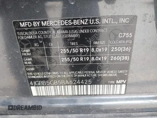 2011 Mercedes-Benz M 350 with VIN 4JGBB5GB5BA624425, listed as a IAAI auction lot 41602528 with 145,565 mi miles and . Bid and sale history available at DreamBid. Image 9.