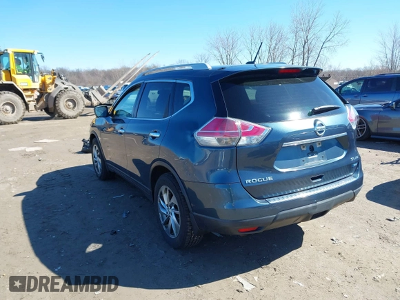 2014 Nissan Rogue S with VIN 5N1AT2MV1EC820635, listed as a IAAI auction lot 41814010 with 168,926 mi miles. Bid and sale history available at carsss.com. Image 3.