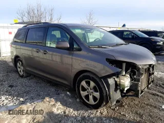 2015 Toyota Sienna LE AAS with VIN 5TDKK3DC2FS578373, listed as a Copart auction lot 43290025 with 151,955 mi miles and Salvage Title. Bid and sale history available at DreamBid. Image 4.