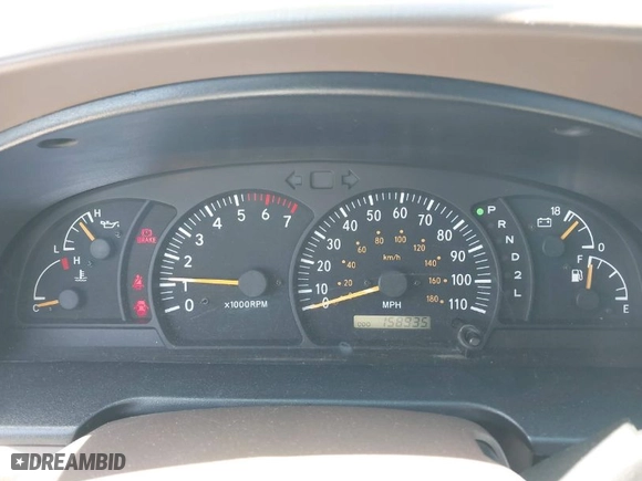 2001 Toyota Tundra Ltd with VIN 5TBRT38131S126759, listed as a IAAI auction lot 41911493 with 158,935 mi miles. Bid and sale history available at carsss.com. Image 7.