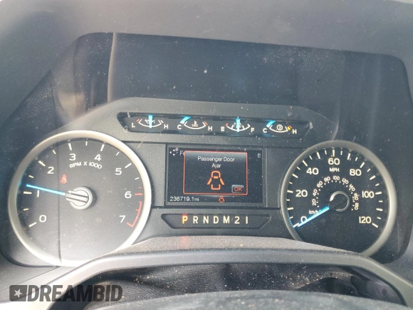 2015 Ford F-150 XL with VIN 1FTEW1CP2FKF01388, listed as a Copart auction lot 53575735 with 236,719 mi miles and Salvage title. Bid and sale history available at DreamBid. Image 9.