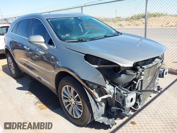 2018 Cadillac XT5 Luxury AWD with VIN 1GYKNDRS9JZ182844, listed as a IAAI auction lot 42261917 with 51,345 mi miles and . Bid and sale history available at DreamBid. Image 1.