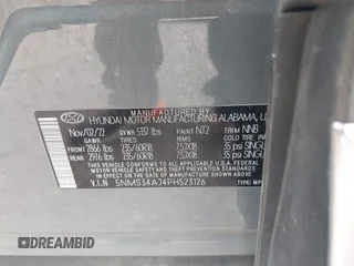 2023 Hyundai Santa Fe SEL z VIN 5NMS34AJ4PH523126, wystawiony jako IAAI lot #42117723 z przebiegiem 61 479 mil mil oraz . Historia ofert i sprzedaży dostępna na DreamBid. Obrazek 9.