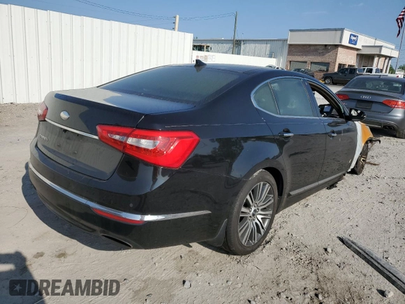 2014 Kia Cadenza Premium with VIN KNALN4D77E5136937, listed as a Copart auction lot 50035004 with 0 mi miles and Non Repairable. Bid and sale history available at carsss.com. Image 3.