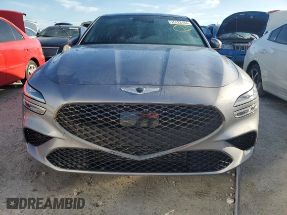 2023 Genesis G70 2.0T with VIN KMTG34TA0PU133444, listed as a Copart auction lot 75122434 with 0 mi miles and Non Repairable. Bid and sale history available at carsss.com. Image 5.