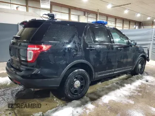 2015 Ford Utility Police Interceptor with VIN 1FM5K8AR4FGC26971, listed as a Copart auction lot 89174345 with 190,101 mi miles and Clean Title. Bid and sale history available at carsss.com. Image 3.