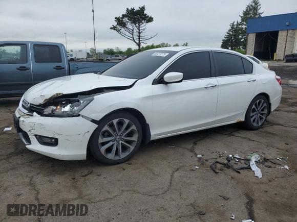 2015 Honda Accord Sport with VIN 1HGCR2F5XFA259858, listed as a Copart auction lot 56637275 with 99,136 mi miles and Clean Title. Bid and sale history available at DreamBid. Image 1.