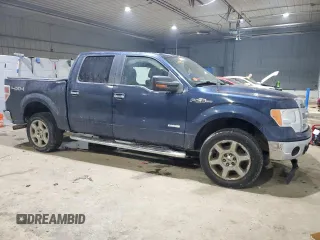 2013 Ford F-150 XL with VIN 1FTFW1ET0DFD43962, listed as a Copart auction lot 88587115 with 209,801 mi miles and Salvage Title. Bid and sale history available at carsss.com. Image 4.
