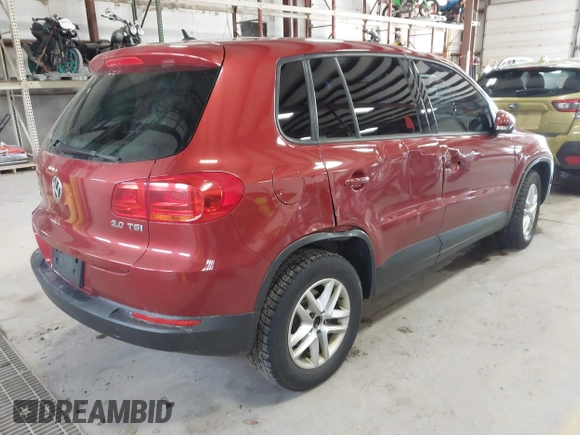 2012 Volkswagen Tiguan SEL with VIN WVGAV7AX8CW005728, listed as a IAAI auction lot 41858620 with 152,181 mi miles and . Bid and sale history available at DreamBid. Image 4.