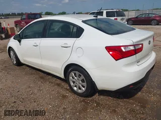 2015 Kia Rio LX with VIN KNADM4A35F6501149, listed as a IAAI auction lot 41974938 with 188,165 mi miles. Bid and sale history available at carsss.com. Image 3.