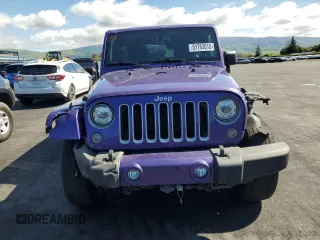 2017 Jeep Wrangler Unlimited Sahara with VIN 1C4BJWEG8HL657654, listed as a Copart auction lot 51763015 with 87,949 mi miles and Salvage Title. Bid and sale history available at carsss.com. Image 5.