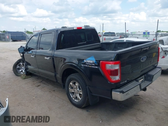 2023 Ford F-150 XL with VIN 1FTFW1E80PKF94617, listed as a IAAI auction lot 42492881 with 27,970 mi miles and . Bid and sale history available at DreamBid. Image 3.