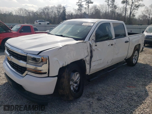 2018 Chevrolet Silverado 1500 Work Truck with VIN 3GCUKNEC4JG458570, listed as a Copart auction lot 41833635 with 151,934 mi miles and Salvage Title. Bid and sale history available at carsss.com. Image 1.