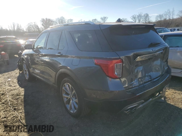 2021 Ford Explorer Platinum with VIN 1FM5K8HC4MGB86521, listed as a Copart auction lot 89337375 with 32,726 mi miles and Salvage Title. Bid and sale history available at carsss.com. Image 2.