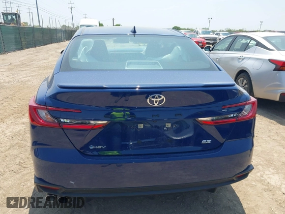 2025 Toyota Camry LE with VIN 4T1DAACK2SU135053, listed as a IAAI auction lot 42209547 with 4,068 mi miles and . Bid and sale history available at DreamBid. Image 16.