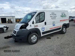 2021 Ram ProMaster Cargo with VIN 3C6LRVVG7ME559443, listed as a Copart auction lot 47386865 with Not Provided miles and Salvage Title. Bid and sale history available at carsss.com. Image 1.