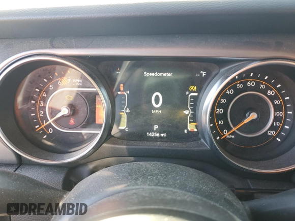 2023 Jeep Wrangler Sport S with VIN 1C4HJXDG2PW520109, listed as a Copart auction lot 42623965 with 14,256 mi miles and Clean Title. Bid and sale history available at DreamBid. Image 9.