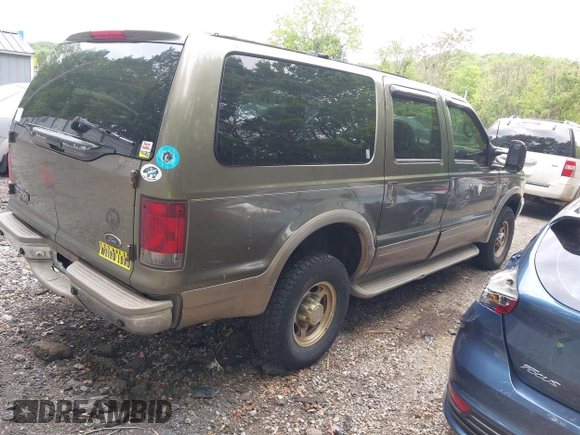 2001 Ford Excursion Limited z VIN 1FMNU43S21EC18536, wystawiony jako IAAI lot #42359854 z przebiegiem 229 663 mil mil oraz . Historia ofert i sprzedaży dostępna na DreamBid. Obrazek 4.