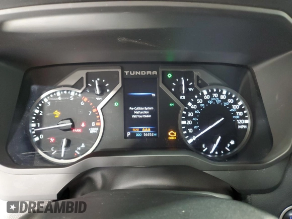 2023 Toyota Tundra SR5 with VIN 5TFLA5DB7PX111875, listed as a Copart auction lot 59889245 with 56,352 mi miles and Clean title. Bid and sale history available at DreamBid. Image 9.