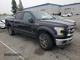 2015 Ford F-150 XL with VIN 1FTEW1CG0FKD03070, listed as a Copart auction lot 52990475 with 102,844 mi miles and Salvage title. Bid and sale history available at DreamBid. Image 4.
