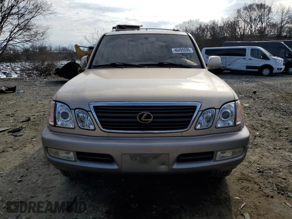2002 Lexus LX 470 z VIN JTJHT00W323520240, wystawiony jako Copart lot #46495595 z przebiegiem 187 788 mil mil oraz Szkoda całkowita • Salvage title. Historia ofert i sprzedaży dostępna na DreamBid. Obrazek 5.