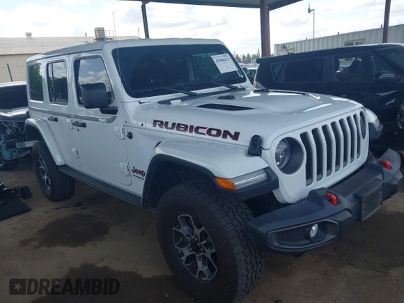 2022 Jeep Wrangler Unlimited Rubicon z VIN 1C4JJXFM6NW234295, wystawiony jako IAAI lot #41906475 z przebiegiem 47 546 mil mil oraz . Historia ofert i sprzedaży dostępna na DreamBid. Obrazek 1.