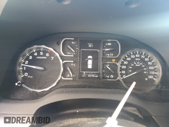 2019 Toyota Tundra 2WD SR with VIN 5TFRY5F18KX245006, listed as a Copart auction lot 89070395 with 84,796 mi miles and Salvage Title. Bid and sale history available at carsss.com. Image 9.