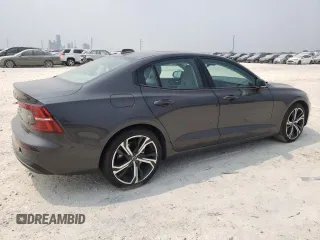 2024 Volvo S60 Core Dark Theme with VIN 7JRL12FK6RG308441, listed as a Copart auction lot 57356794 with 2,740 mi miles and Salvage Title. Bid and sale history available at carsss.com. Image 3.
