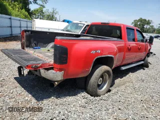2014 Chevrolet Silverado 3500HD LTZ with VIN 1GC4K1C89EF124811, listed as a Copart auction lot 65999634 with 186,596 mi miles and Salvage Title. Bid and sale history available at carsss.com. Image 4.