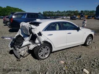2023 Cadillac CT4 Luxury with VIN 1G6DE5RK5P0123911, listed as a Copart auction lot 61088444 with 47,708 mi miles and Salvage Title. Bid and sale history available at carsss.com. Image 3.