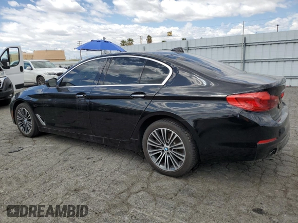 2018 BMW 5 Series 530i with VIN WBAJA5C53JWA37144, listed as a Copart auction lot 51614125 with 108,527 mi miles and Clean Title. Bid and sale history available at carsss.com. Image 2.