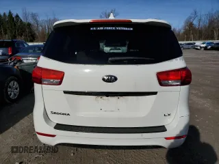 2016 Kia Sedona LX with VIN KNDMB5C19G6191180, listed as a Copart auction lot 51495165 with 119,778 mi miles and Salvage Title. Bid and sale history available at carsss.com. Image 6.
