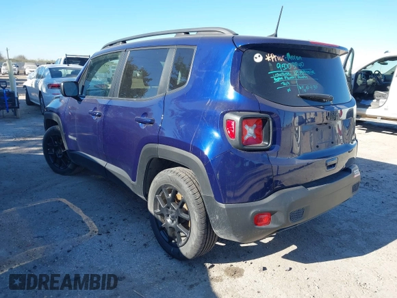 2020 Jeep Renegade Latitude z VIN ZACNJABBXLPL83917, wystawiony jako IAAI lot #41297530 z przebiegiem 41 264 mil mil oraz . Historia ofert i sprzedaży dostępna na DreamBid. Obrazek 3.