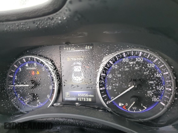 2018 Infiniti Q60 Sport with VIN JN1EV7EK5JM340008, listed as a Copart auction lot 59180555 with 65,856 mi miles and Salvage title. Bid and sale history available at DreamBid. Image 9.