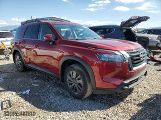 2024 Nissan Pathfinder SV with VIN 5N1DR3BD4RC221651, listed as a Copart auction lot 72201814 with 18,772 mi miles and Salvage Title. Bid and sale history available at carsss.com. Image 4.