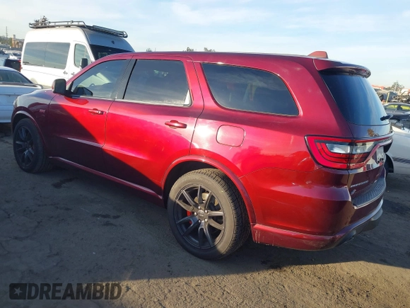 2019 Dodge Durango SRT with VIN 1C4SDJGJXKC556870, listed as a IAAI auction lot 41125324 with 16,857 mi miles and . Bid and sale history available at DreamBid. Image 3.