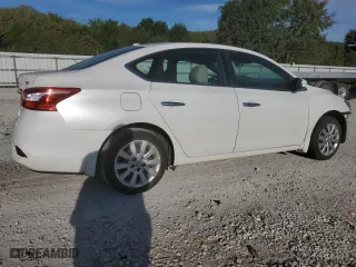2017 Nissan Sentra S with VIN 3N1AB7AP1HY277781, listed as a Copart auction lot 73221374 with 128,278 mi miles and Salvage Title. Bid and sale history available at carsss.com. Image 3.