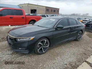 2018 Honda Accord Sedan Sport 1.5T with VIN 1HGCV1F38JA094311, listed as a Copart auction lot 49506325 with 151,635 mi miles and Salvage Title. Bid and sale history available at carsss.com. Image 1.