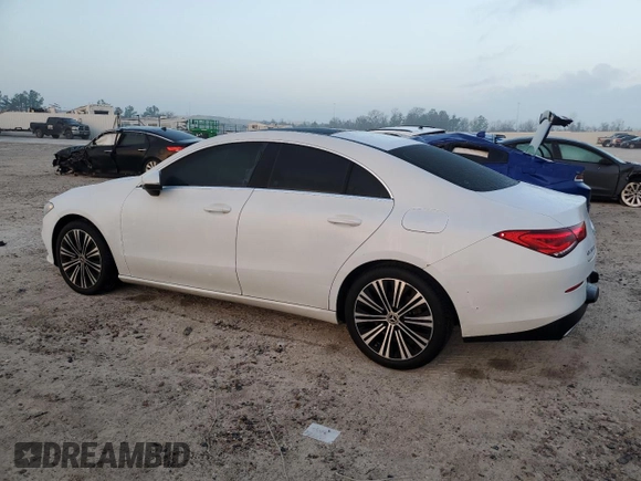 2021 Mercedes-Benz CLA 250 with VIN W1K5J4GB1MN189225, listed as a Copart auction lot 41258984 with 37,633 mi miles and . Bid and sale history available at DreamBid. Image 2.