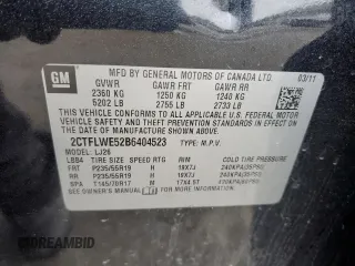 2011 GMC Terrain SLT-2 z VIN 2CTFLWE52B6404523, wystawiony jako Copart lot #47659475 z przebiegiem 122 326 mil mil oraz Czysty tytuł • Clean title. Historia ofert i sprzedaży dostępna na DreamBid. Obrazek 14.