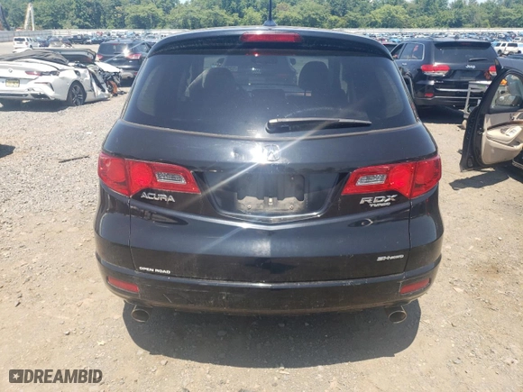 2009 Acura RDX Tech Pkg with VIN 5J8TB18599A002254, listed as a Copart auction lot 62939714 with 158,051 mi miles and Salvage Title. Bid and sale history available at carsss.com. Image 6.