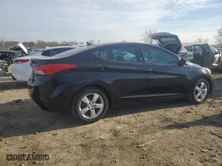 2013 Hyundai Elantra GLS PZEV with VIN 5NPDH4AE6DH427347, listed as a Copart auction lot 51634575 with 86,034 mi miles and Salvage Title. Bid and sale history available at carsss.com. Image 3.