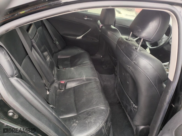 2009 Lexus IS 250 with VIN JTHCK262595033599, listed as a Copart auction lot 42341185 with 132,196 mi miles and Salvage Title. Bid and sale history available at carsss.com. Image 10.