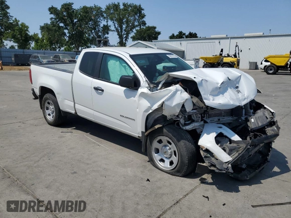 2021 Chevrolet Colorado 2WD Work Truck with VIN 1GCHSBEA6M1180675, listed as a Copart auction lot 59970125 with 58,649 mi miles and Salvage title. Bid and sale history available at DreamBid. Image 4.