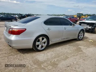 2010 Lexus LS 460 with VIN JTHBL5EF7A5092639, listed as a Copart auction lot 58069975 with 186,078 mi miles and Salvage title. Bid and sale history available at DreamBid. Image 3.